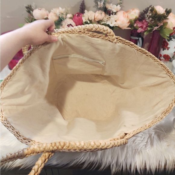 XL STRAW BEACH SUMMER BAG - Picture 4 of 4